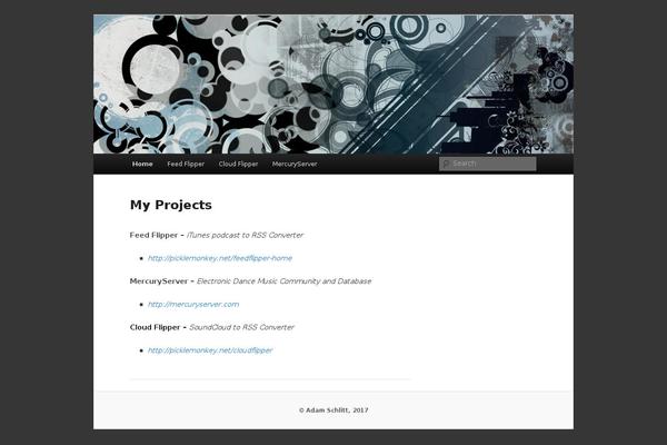 Twenty Eleven theme site design template sample