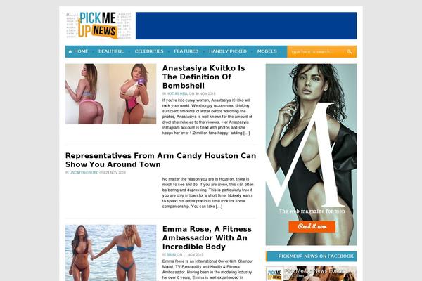 pickmeupnews.com site used Pick-theme