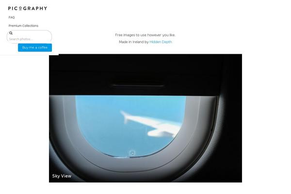 picography.co site used Picography-v3.0