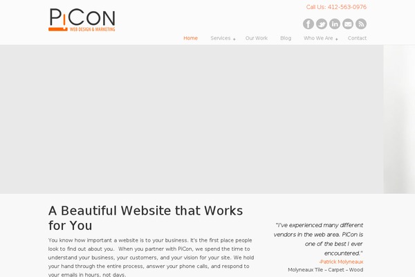 WordPress website example screenshot