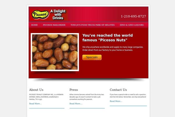 picososnuts.com site used Local Business