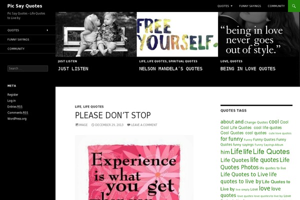 Hueman theme site design template sample