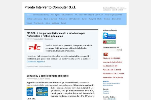 WordPress website example screenshot