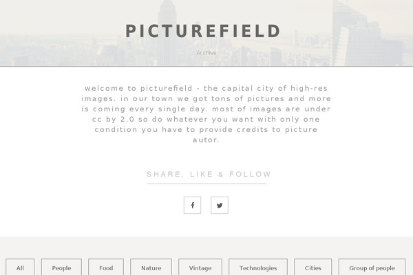 picturefield.net site used Picturefield