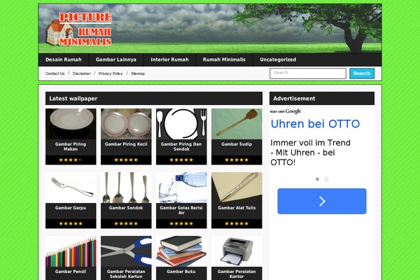 Sahifa theme site design template sample