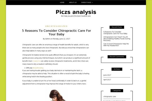 Twenty Seventeen theme site design template sample