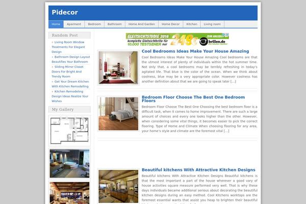 pidecor.com site used Hitamorange