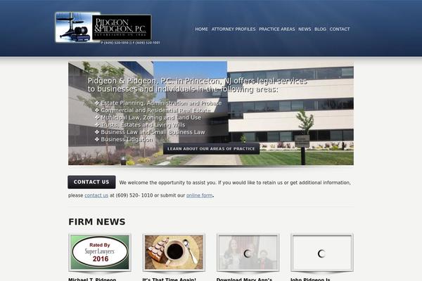 WordPress website example screenshot