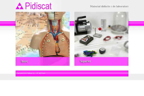 pidiscat.cat site used Theme_pidiscat