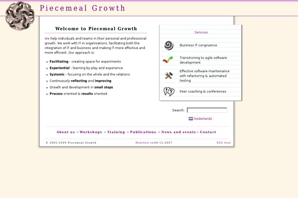 piecemealgrowth.net site used Marc