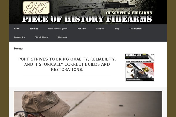 Vantage theme site design template sample