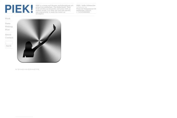 piek.com site used Piek