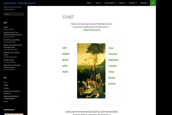Twenty Fourteen theme site design template sample
