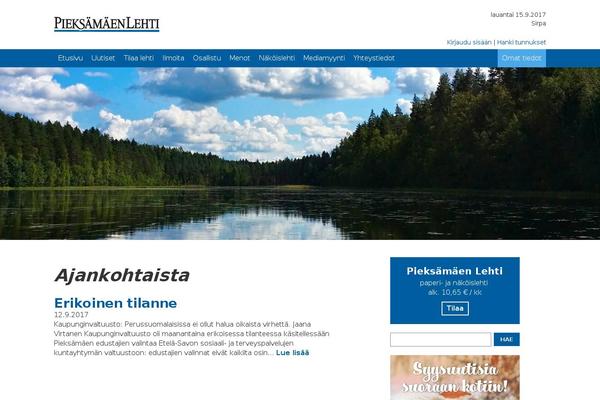 pieksamaenlehti.fi site used Savowp-pieksamaki
