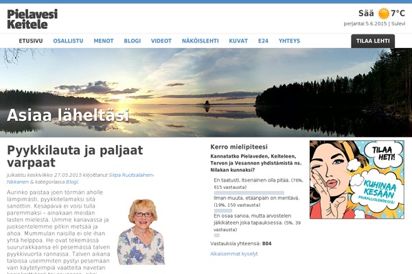 pielavesi-keitele.fi site used Frameblend