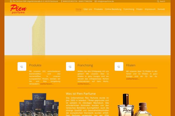 WordPress website example screenshot