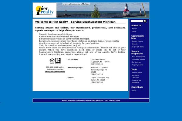 pier-realty.com site used Realtypress