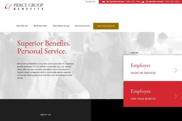 piercegroupbenefits.com site used Piercegroup