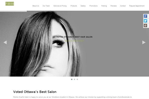 Dream-spa theme site design template sample