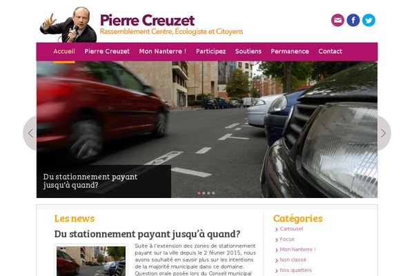 pierre-creuzet.fr site used Pierre