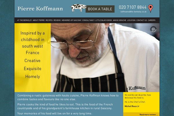 pierrekoffmann.co.uk site used Koffmann
