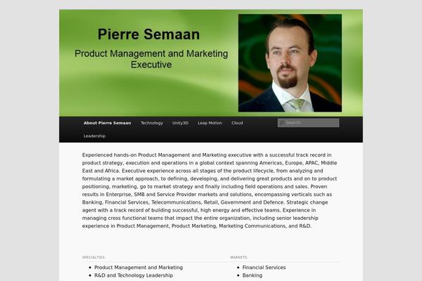 Twenty Eleven theme site design template sample
