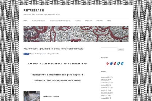 Twenty Twelve theme site design template sample