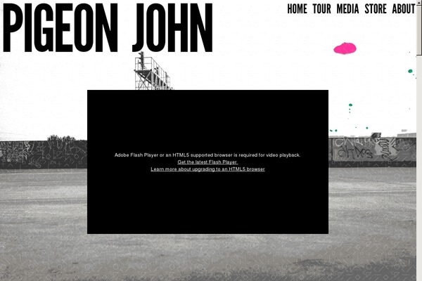 pigeonjohn.com site used Pigeon