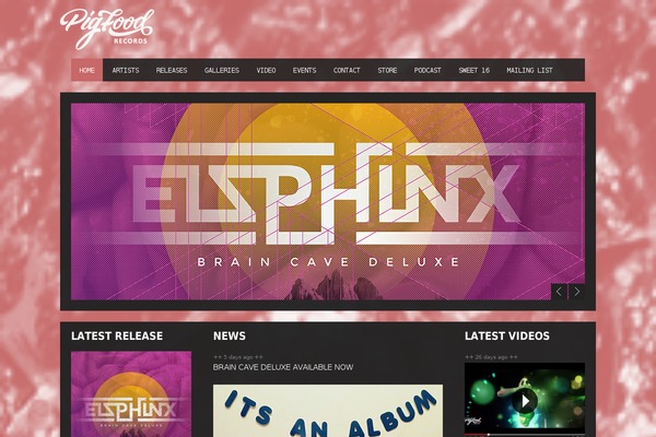 Site using GigPress plugin