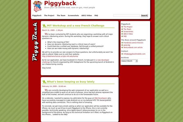 piggybackmobile.com site used Piggyback2