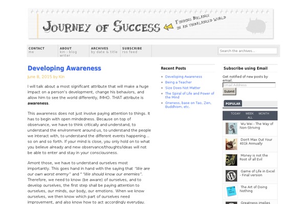 WordPress website example screenshot