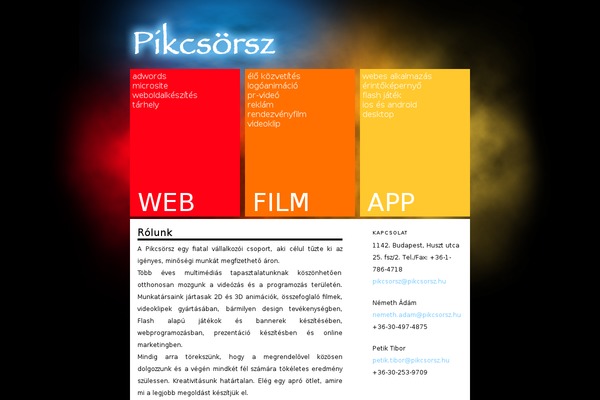 pikcsorsz.hu site used Pikcsorsz2013
