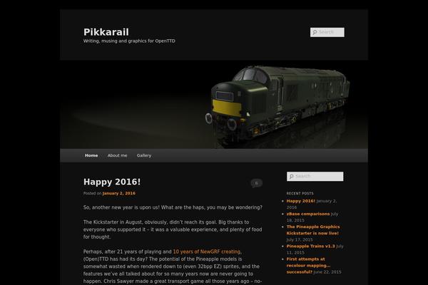 Twenty Eleven theme site design template sample
