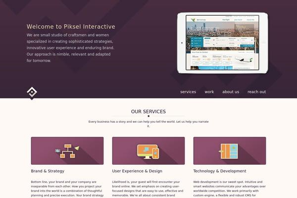 piksel-interactive.com site used Piksel