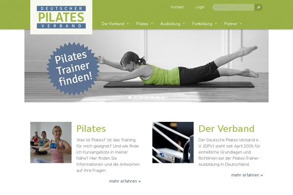 pilates-verband.de site used Pilates