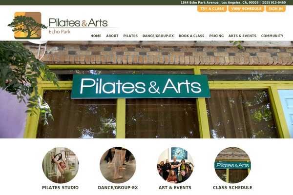 pilatesandarts.com site used Tnm