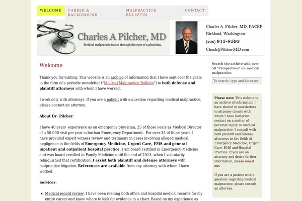 Thesis 1.8 theme site design template sample