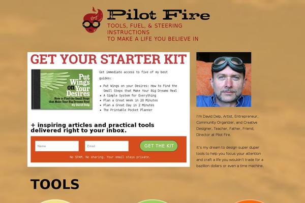 pilotfire.com site used Pilot-fire