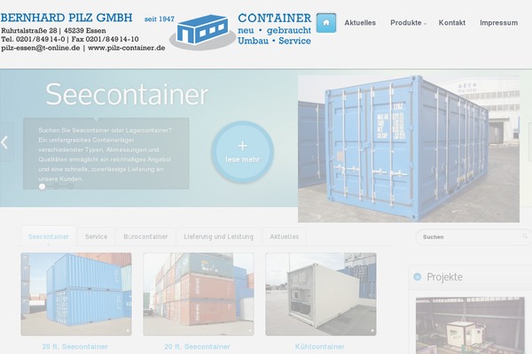 pilz-container.de site used Ximenia