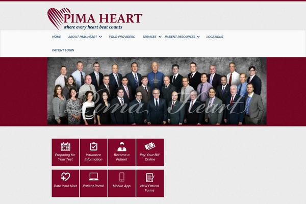 pimaheart.com site used Omedixwp