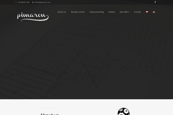 Impreza theme site design template sample