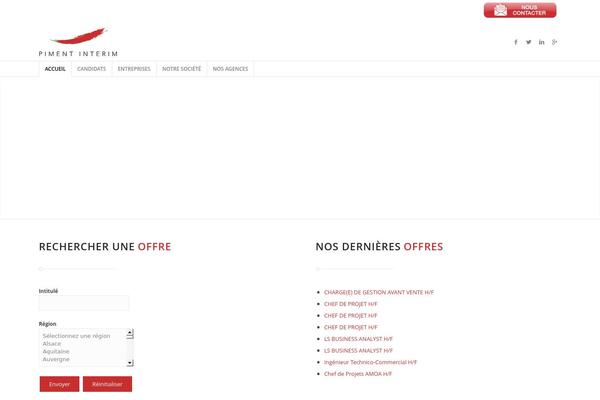 WordPress website example screenshot