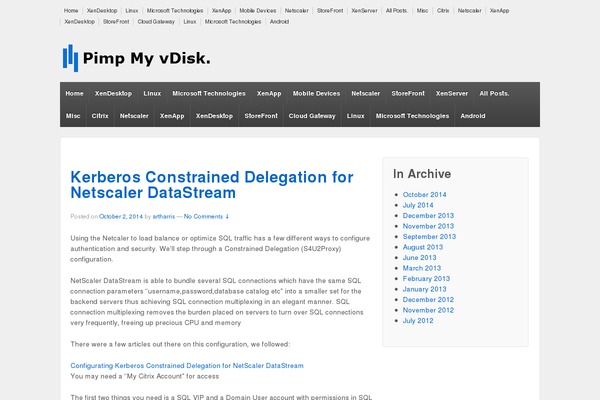 WordPress website example screenshot