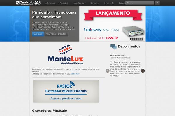 pinaculo.com.br site used Pinaculo