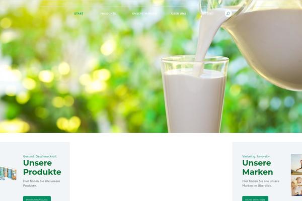 Organics theme site design template sample