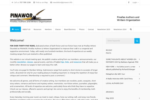 WordPress website example screenshot