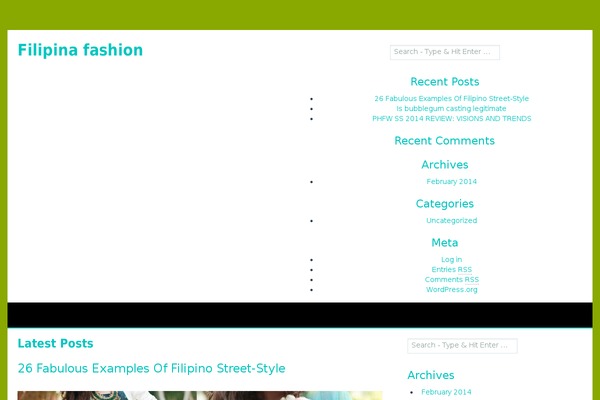 pinayfashion.com site used Pictorial