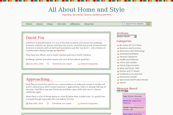 Treasure theme site design template sample
