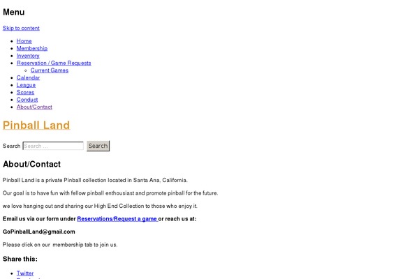 WordPress website example screenshot