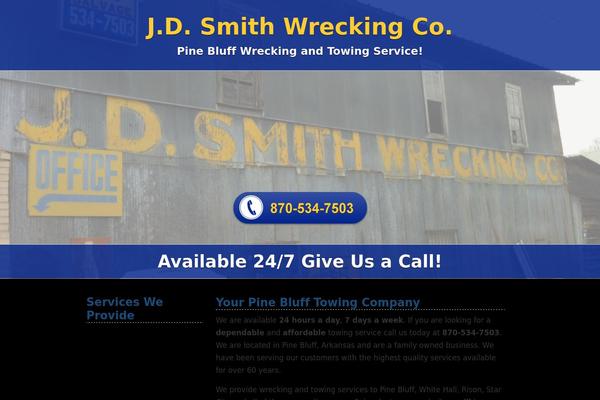 Smith theme site design template sample